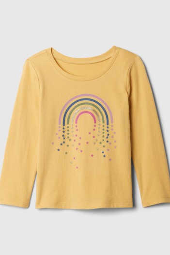 Remera Gráfico Toddler Niña French Almond