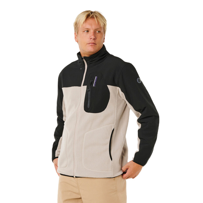 Canguro Rip Curl Anti Series Search Zip Crew - Beige Canguro Rip Curl Anti Series Search Zip Crew - Beige