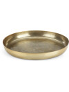Bandeja decorativa ERLING Ø34xA4cm latón Bandeja decorativa ERLING Ø34xA4cm latón
