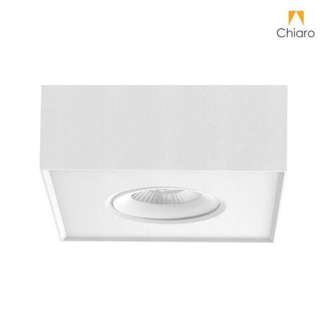 Aplique spot led Cubo chato 8w móvil Dimerizable 2700K BLANCO
