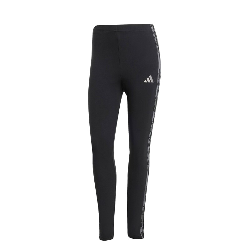 Calza de Mujer Adidas Leggings Animal Print Negro - Gris
