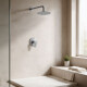 Griferia Ducha Embutir Brushed Nickel - Serie Salemi GRIS-BRUSHED NICKEL