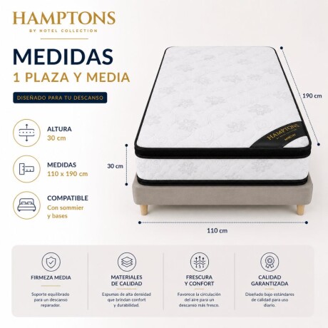 Colchon Plaza y media THM Mercury Colchon Plaza y media THM Mercury