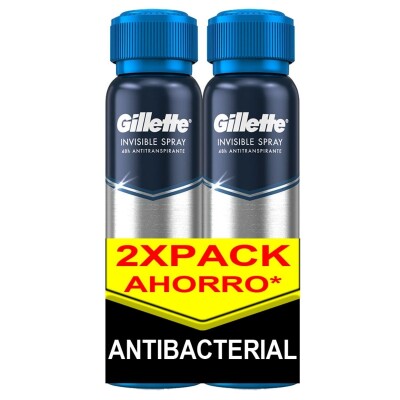 Desodorante Gillette Aerosol Antibacterial Pack Ahorro X2 150 ML