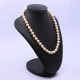 Collar perlas de cultivo y broche de oro 18k. Collar perlas de cultivo y broche de oro 18k.