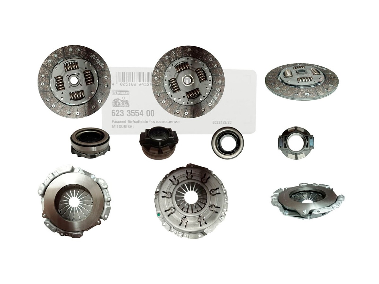 Kit Embrague Cnc Mitsubishi L200 93-00 Ø225-Est.23 