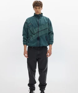 Campera Olímpica Denim Washed Green