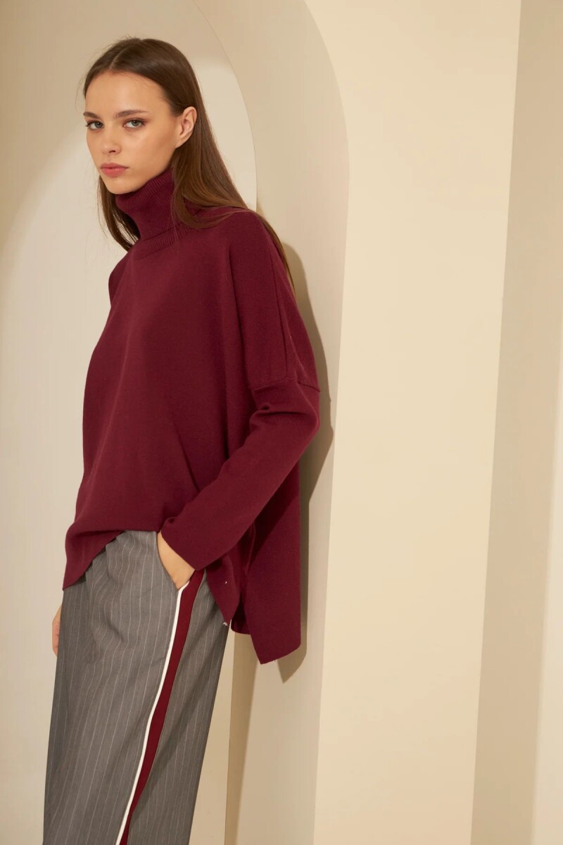 POLERA OLIVER - BORDO