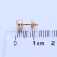 Caravanas oro 18k y zafiros engarce inglés. Caravanas oro 18k y zafiros engarce inglés.