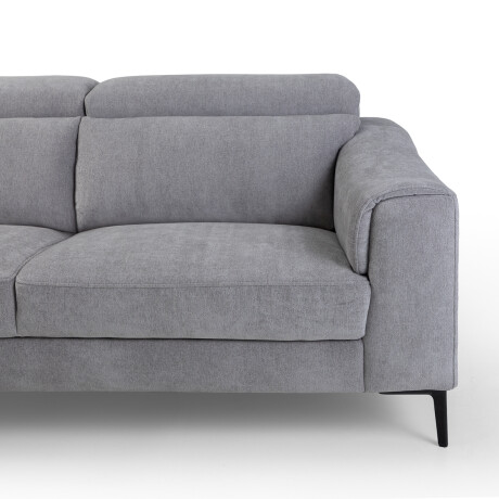 Rinconera Luke - Tela Microfibra - Chaise Izquierda 6686-7 Gris