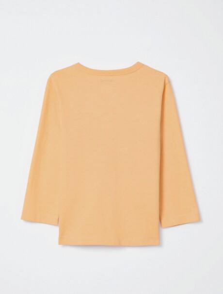 BUZO INFANTIL CON ESTAMPA NARANJA