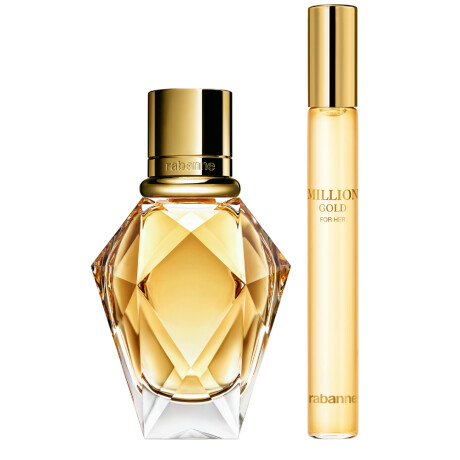 Cofre Rabanne Perfume Million Gold EDP 30 ml + Travel Size 10ml Cofre Rabanne Perfume Million Gold EDP 30 ml + Travel Size 10ml