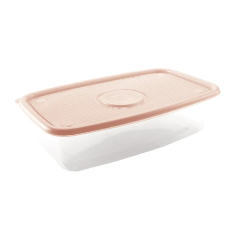 Recipiente Rectangular 2,7L Varios Colores SALMON