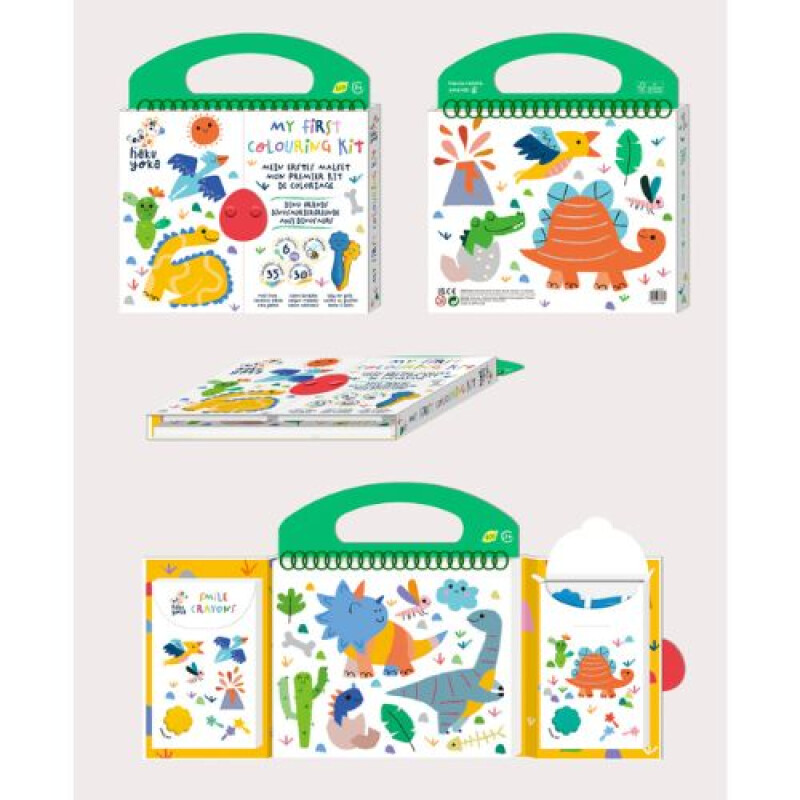 Mi primer Kit para colorear - Dinos Mi Primer Kit Para Colorear - Dinos