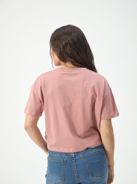 REMERA CROP BELLA ROSA