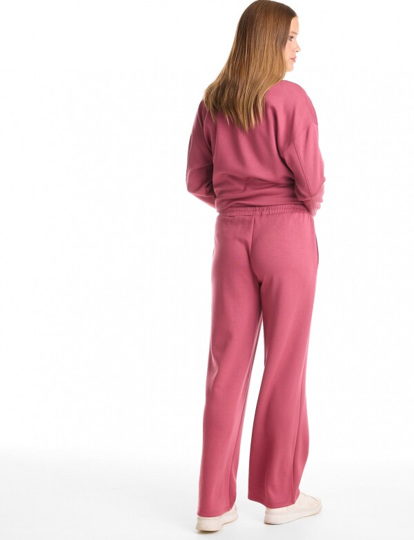 Jogger Basico Recto ROSA OSCURO