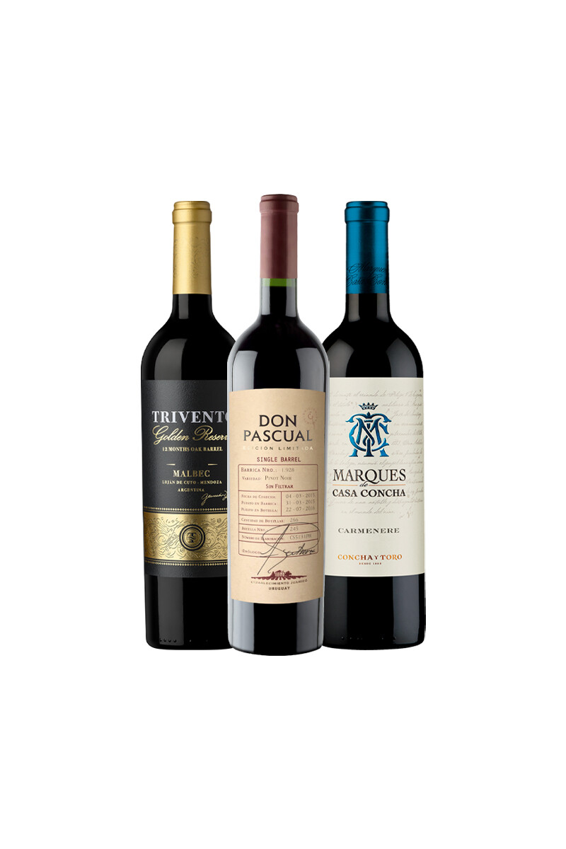 Pack Bacán Selección Con carácter x3 vinos 