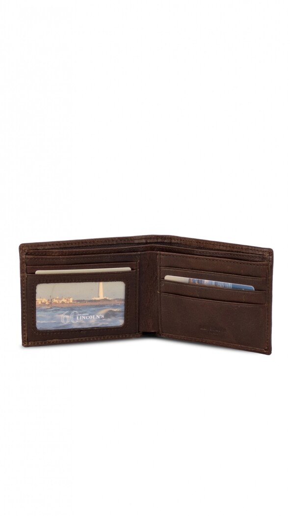 BILLETERA CUERO WOOLF CAOBA