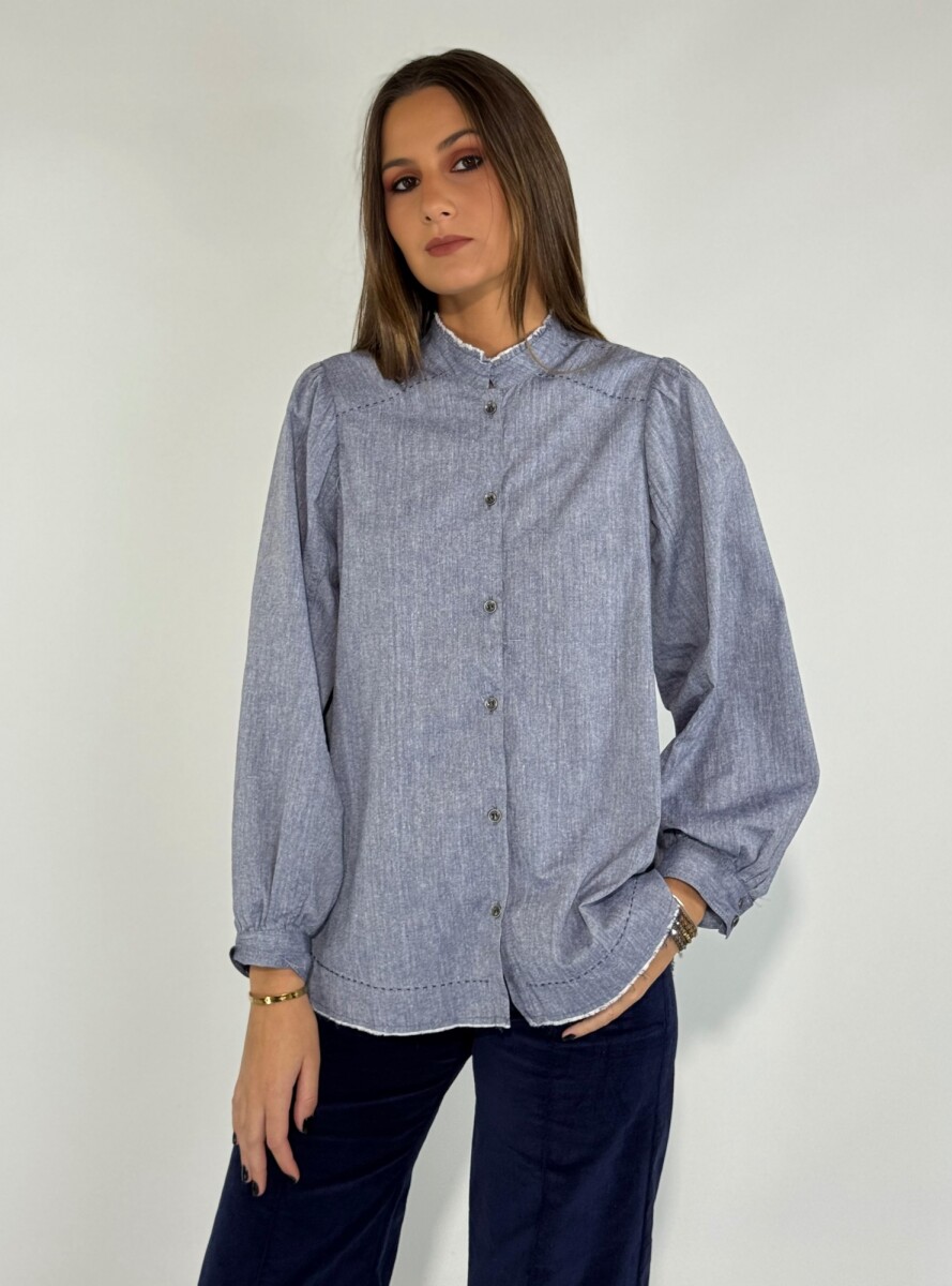 CAMISA DONNA - AZUL 