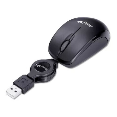 Mouse Micro Traveler Genius V2 con cable USB retráctil Mouse Micro Traveler Genius V2 con cable USB retráctil