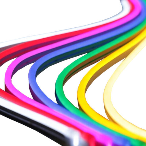 Cinta tira LED neón interior/exterior 5m 24V RGB ZU0770