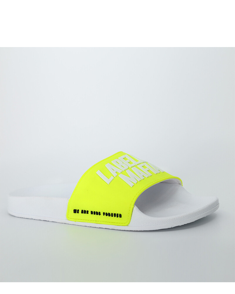 Chinelas Futura Blanca & Amarillo U