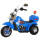 Moto Policía A Batería Triciclo Con Reversa Luz Sonido Azul