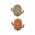 Soportes multifunción forma cactus con percha autoadhesiva Soportes Multifunción Forma Cactus Con Percha Autoadhesiva