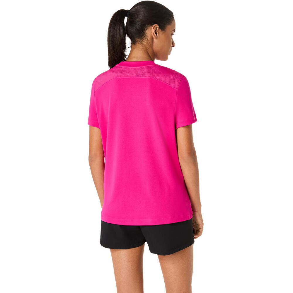 Polo Tenis Court SS Top Mujer Pink Rave