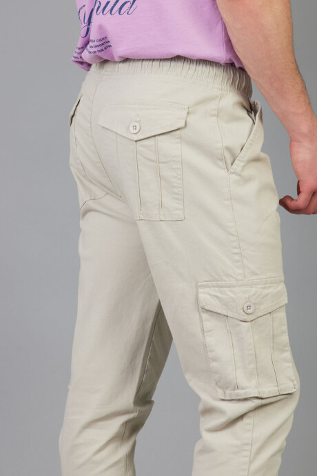 PANTALON CARGO DIATRIX DIXIE Gris Claro