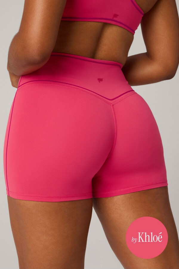 Short The No-Seam Pureluxe Tlc Short 4 Mujer Berrylicious/Lush Berry