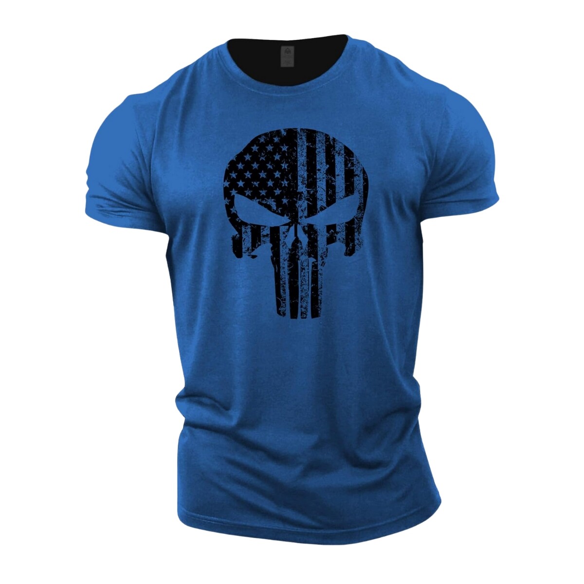 Remera de algodón Punisher USA - Azul 