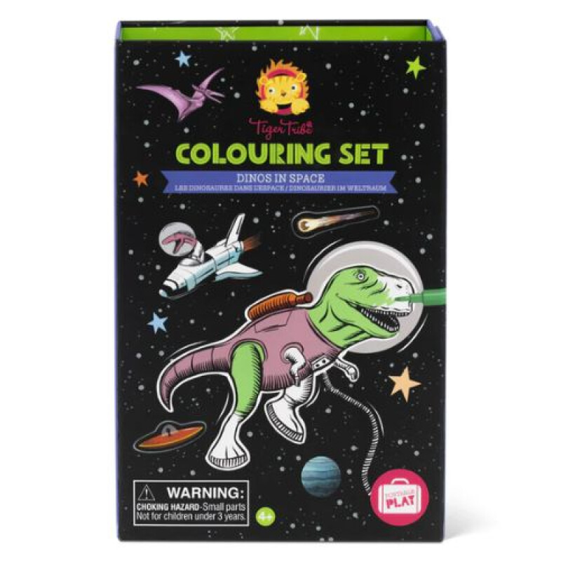 Set para Pintar- Dinos en el espacio Set Para Pintar- Dinos En El Espacio