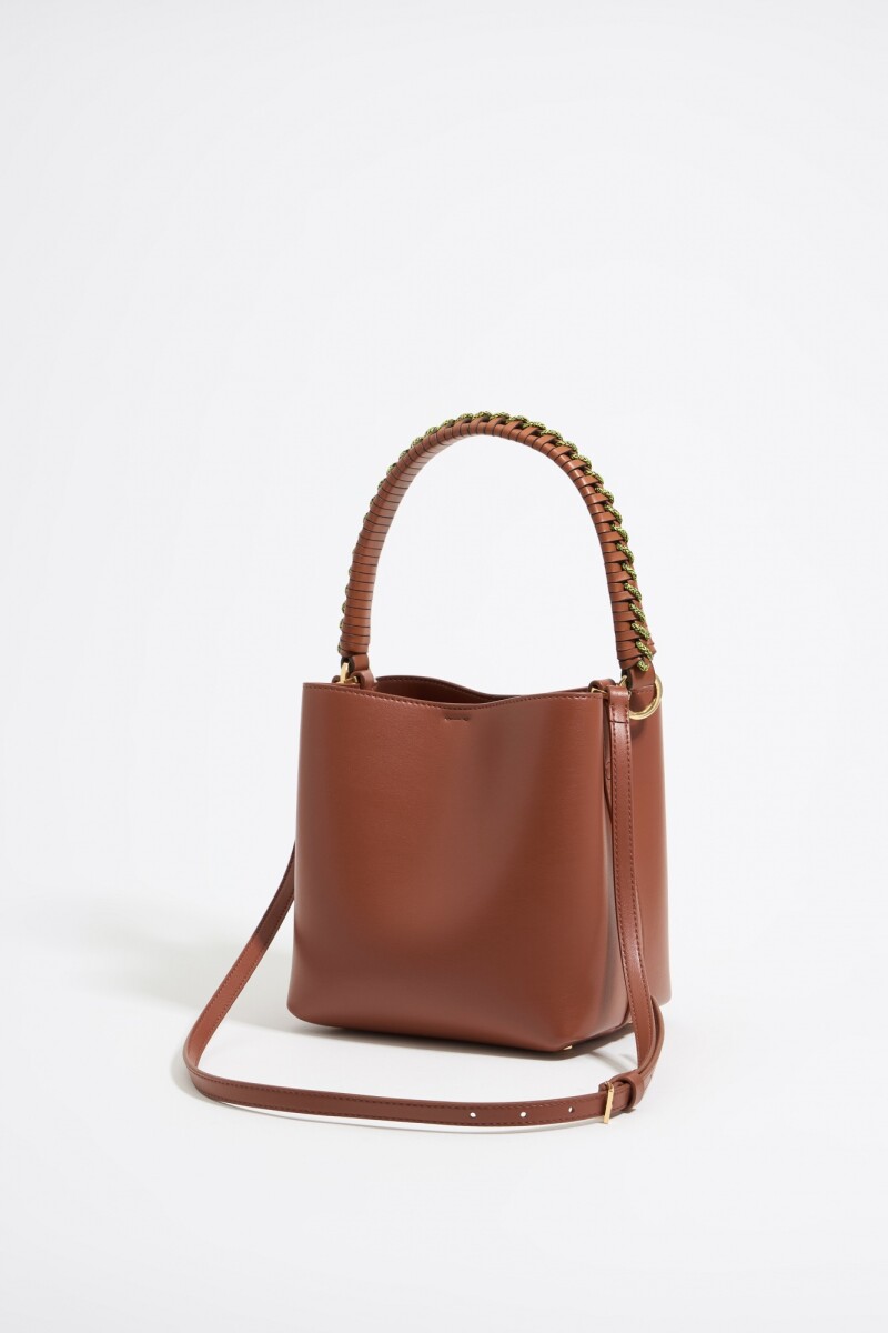 BOLSO BUCKET CHIHUAHUA PEQUEÑO Marron
