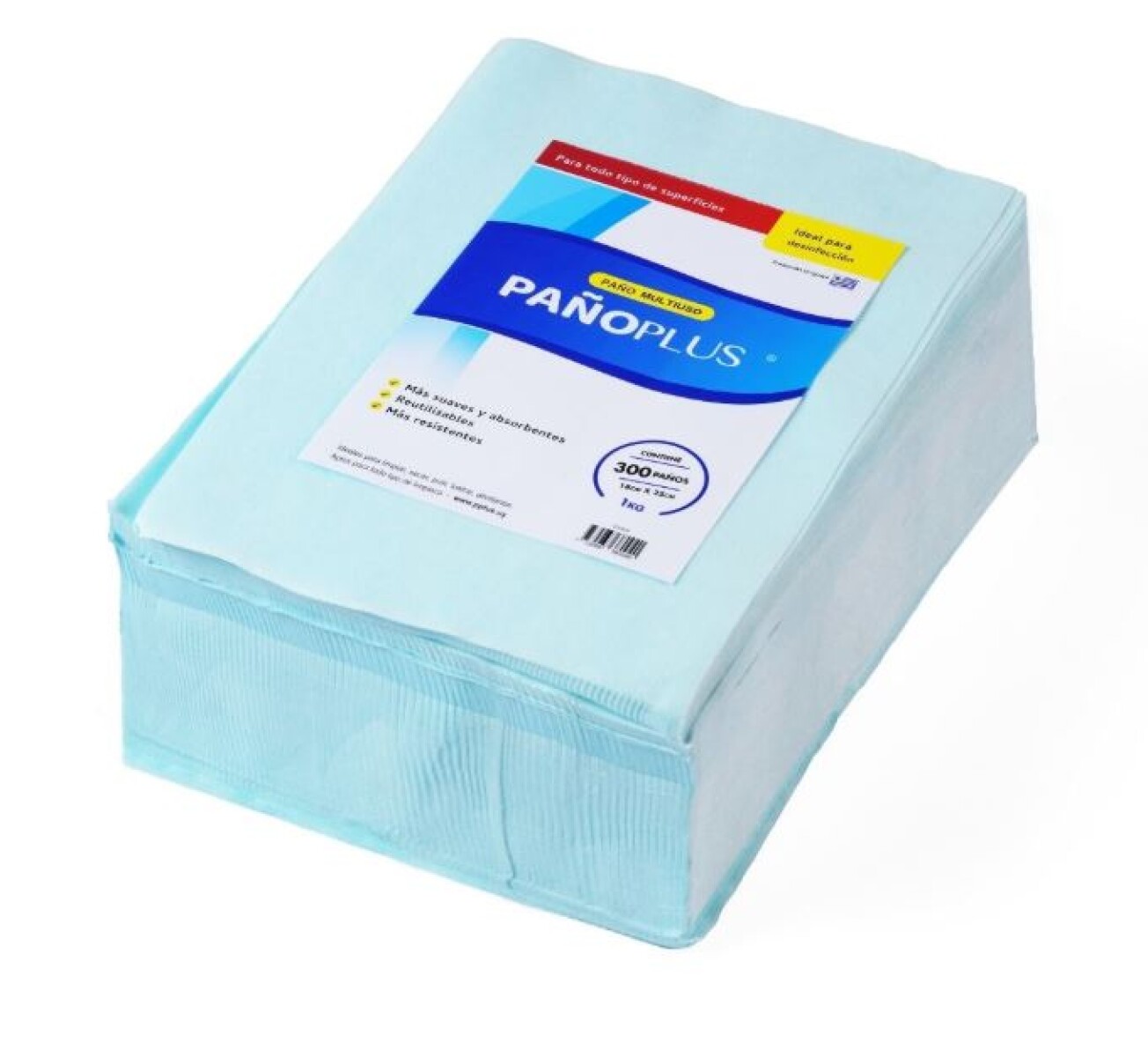 PAÑO PLUS CLASSIC BLANCO LISO 18X22 CM 