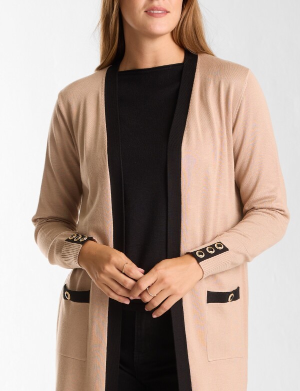 Cardigan Largo BEIGE