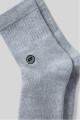 Medias The Everyday Quarter Crew Sock Unisex Classic Grey Heather