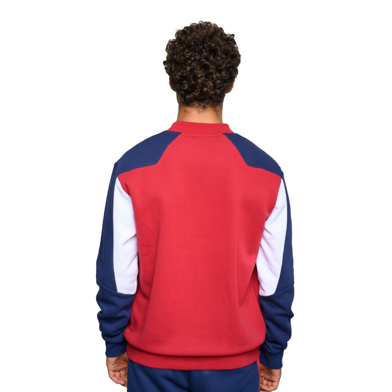 Buzo de Hombre Umbro Nacional Bordó - Azul Marino - Blanco