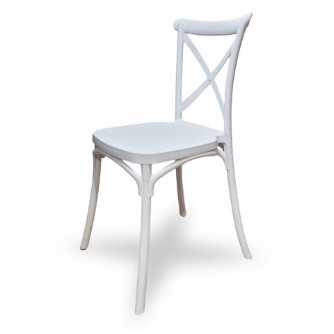 Silla Estilo Nórdico Katrina Para Comedor o Jardín - Blanco Silla Estilo Nórdico Katrina Para Comedor o Jardín - Blanco