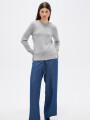 Sweater Tiral Gris Melange Medio
