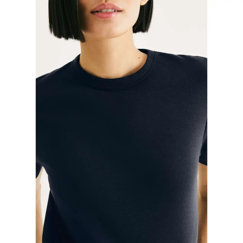 CAMISETA MM FEM AZUL ESCURO