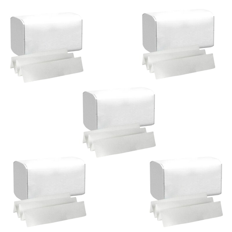 Set x5 Papel toalla interef Tulipa Eco BLANCO