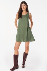 Vestido Diario Verde