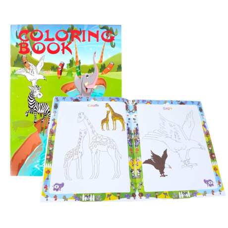 Librito para pintar 12 hojas Librito para pintar 12 hojas