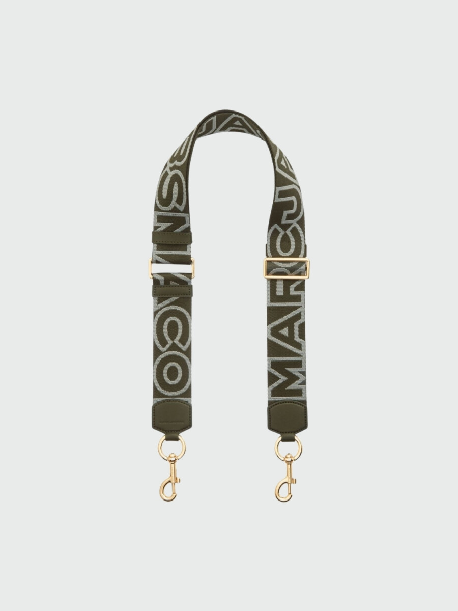 MARC JACOBS - THE OUTLINE LOGO WEBBING STRAP 