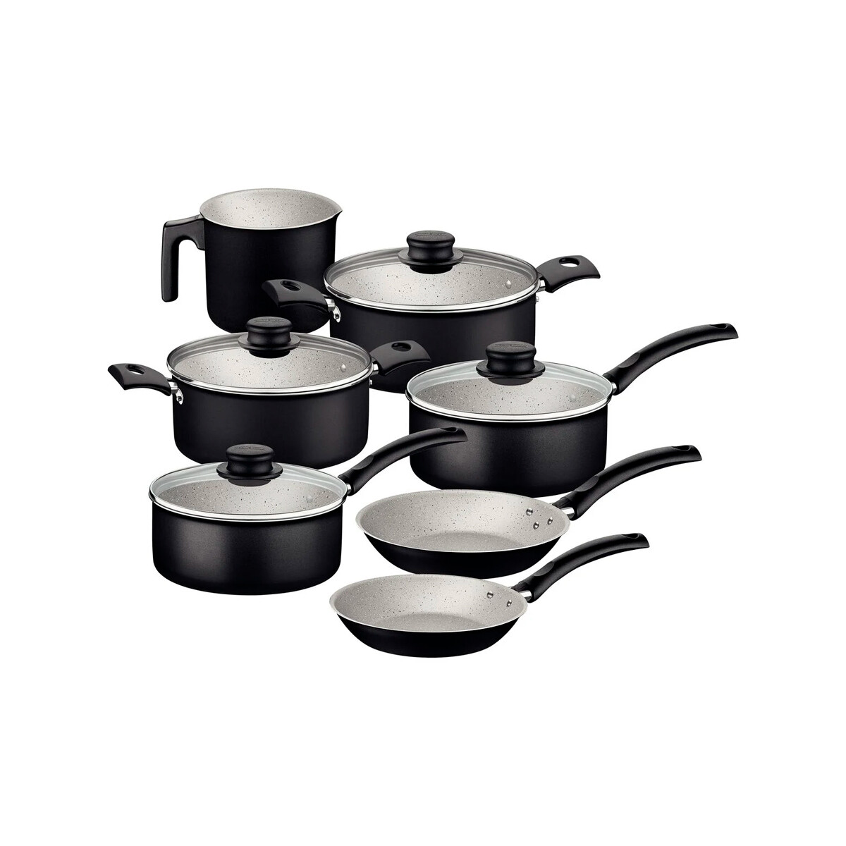 Batería De Cocina 11Pz. Tramontina Turim - Negro Batería De Cocina 11Pz. Tramontina Turim - Negro