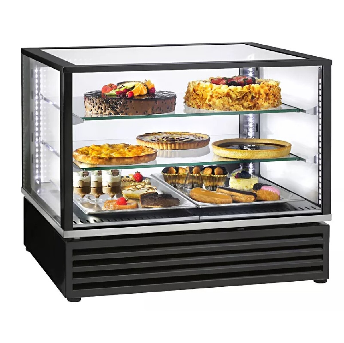 Vitrina refrigerada dos niveles 