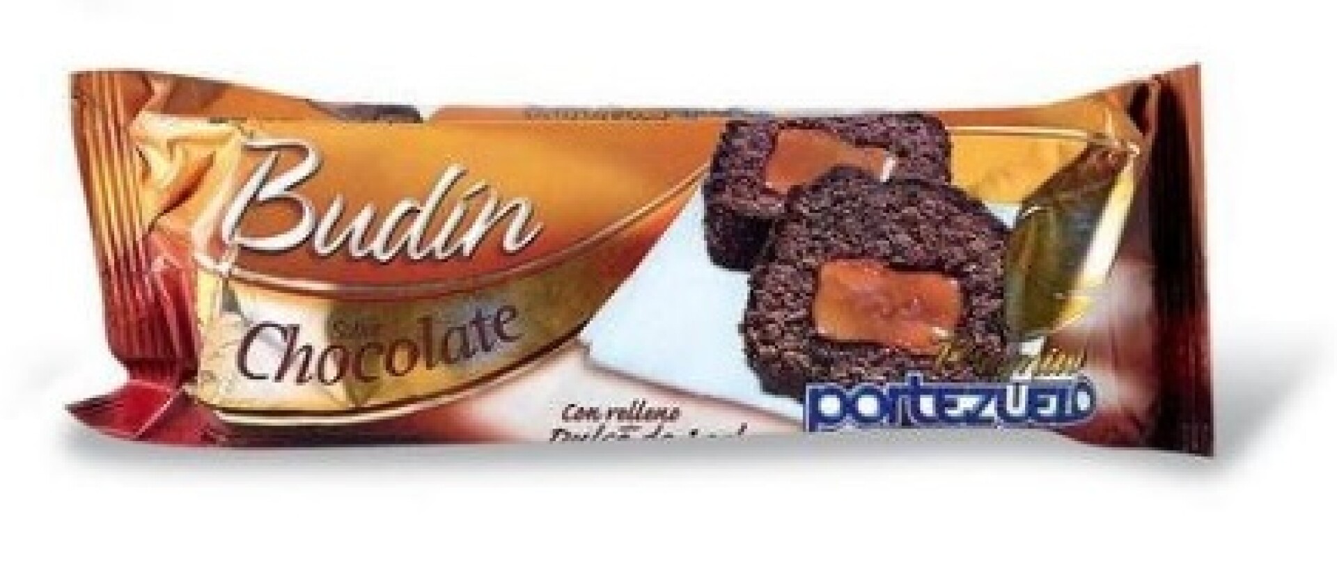 BUDIN PORTEZUELO RELL 275G CHOCOLATE DULCE DE LECHE 