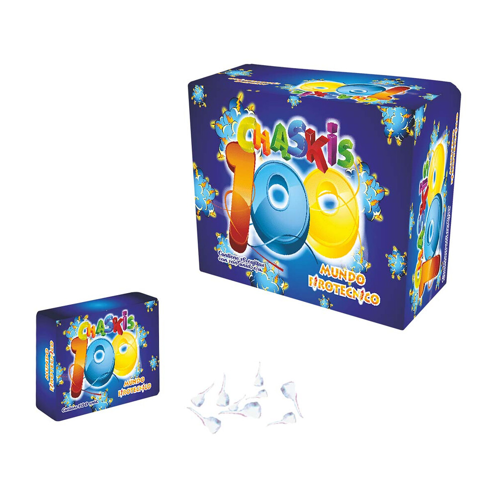 ESTALLO CHASKI 100 PCS (DISPLAY 16*100) ESTALLO CHASKI 100 PCS (DISPLAY 16*100)