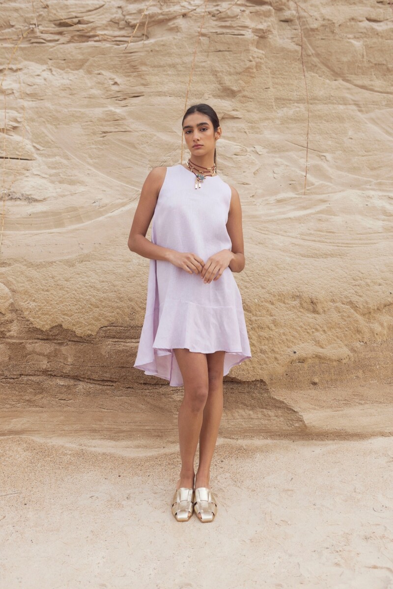 VESTIDO FOLK - Lila 
